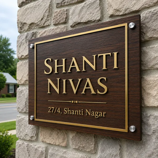Wooden_MDF__Anand_Bhavan_Name_Plate