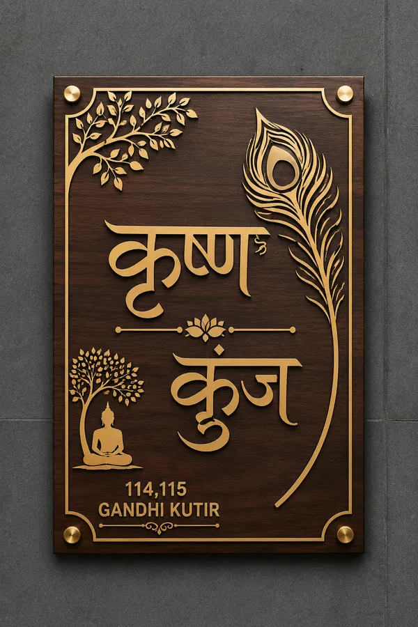 Wooden_And_Acrylic_Buddha_Name_Plate