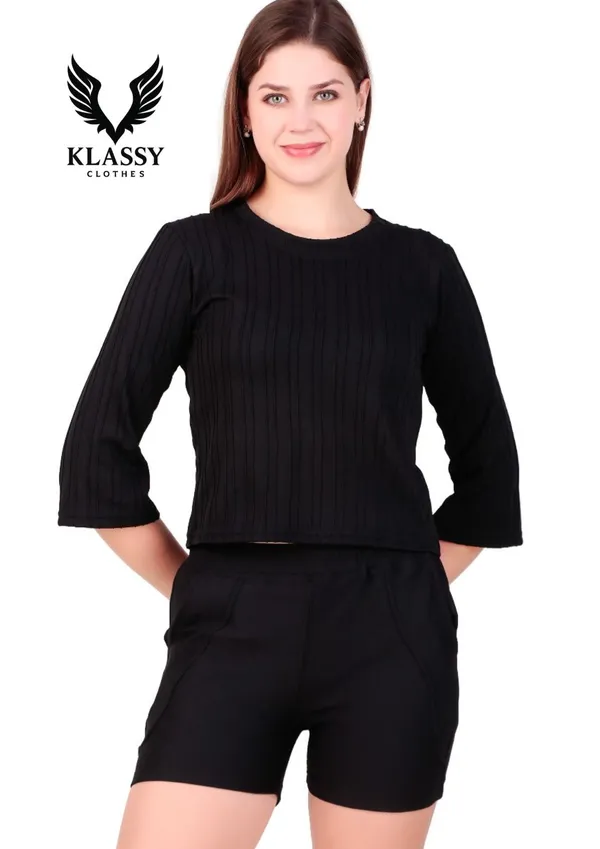 Black_Cotton_Blend_Co-Ord_Set_For_Women
