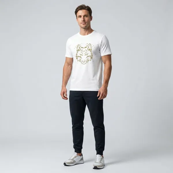 White_Cotton_240Gsm_T-Shirt_For_Unisex