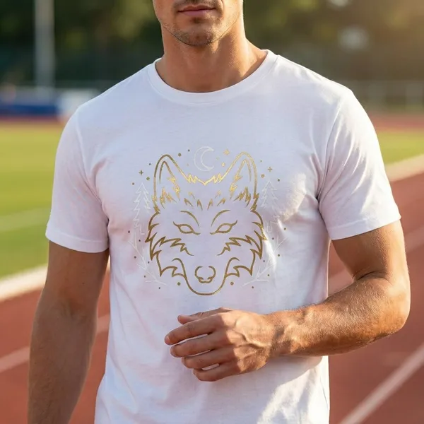 White_Cotton_240Gsm_T-Shirt_For_Unisex