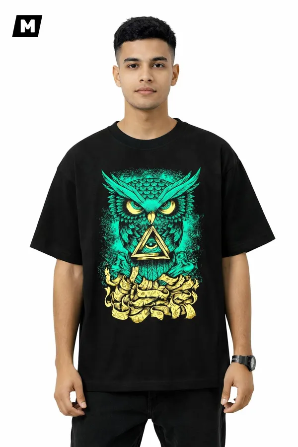 Black_Cotton_240Gsm_T-Shirt_For_Unisex
