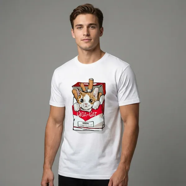 White_Cotton_240Gsm_T-Shirt_For_Unisex