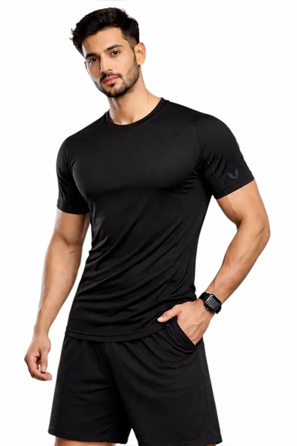 Black_Polyester_T-Shirt_For_Unisex