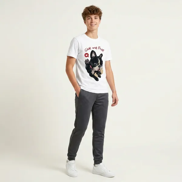 White_Cotton_240Gsm_T-Shirt_For_Unisex