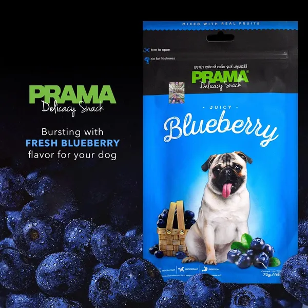 Prama_Blueberry_Dog_Treats_70_Gm
