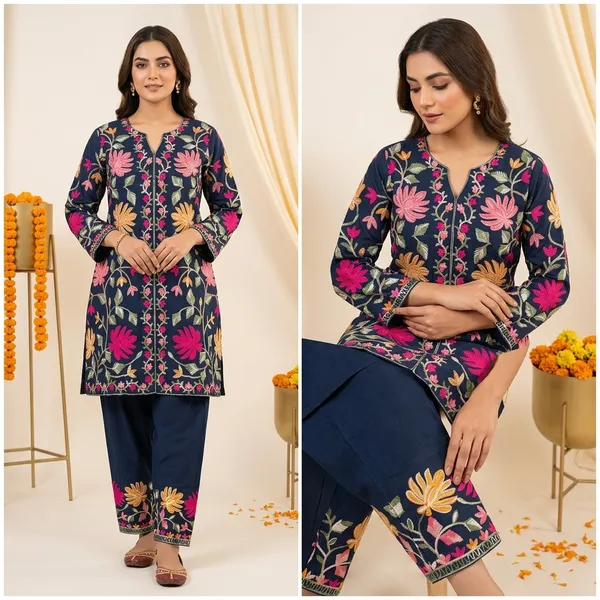 Embroidered_Floral_Kurti_With_Palazzo_Set
