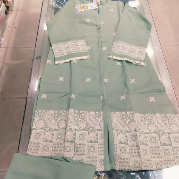 Mint_Green_Premium_And_Elegant_Embroidered_Kurta