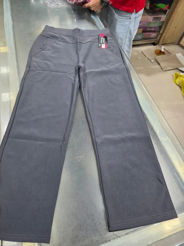 Women's_Grey_Wide-Leg_Palazzo_Pants_With_Elastic_Waistband