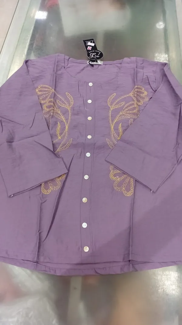 Purple_Embroidered_Button_Down_Kurta