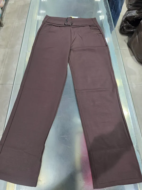 Women's_Brown_Wide-Leg_Palazzo_Pants_With_Drawstring