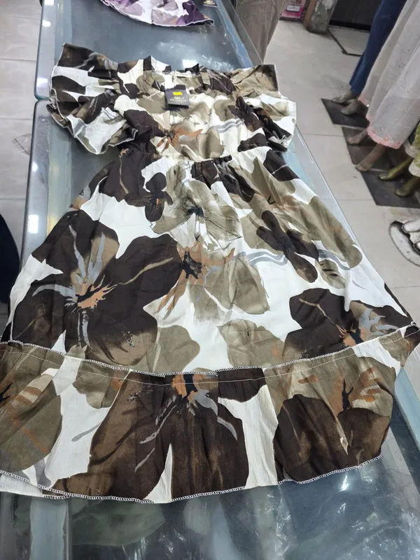Women's_Floral_Print_A-Line_Dress_With_Bow_Accent
