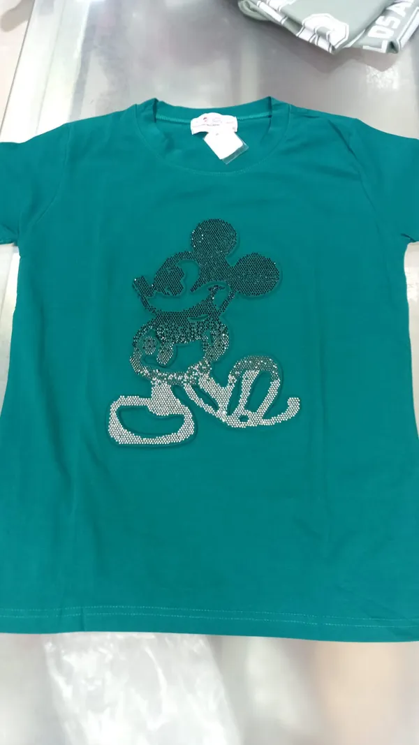 Mickey_Mouse_Rhinestone_Graphic_T-Shirt_Teal_Blue