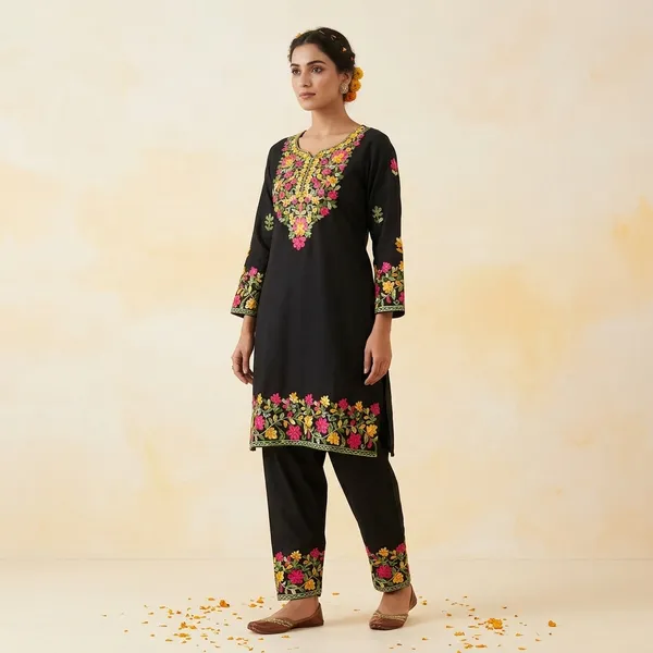 Black_Embroidered_Floral_Salwar_Suit_Set_With_Vibrant_Multicolour_Thread_Work