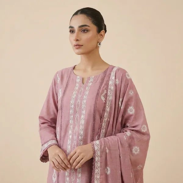 Pink_Embroidered_Kurta_Set_With_Dupatta_And_Pants