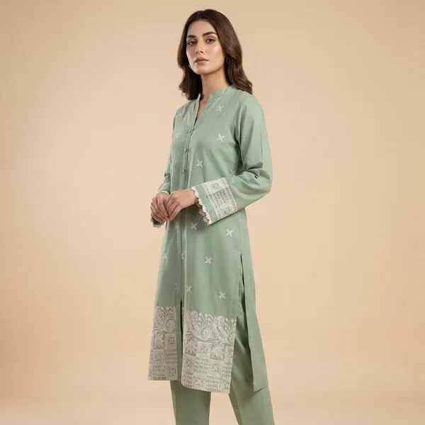 Mint_Green_Premium_And_Elegant_Embroidered_Kurta
