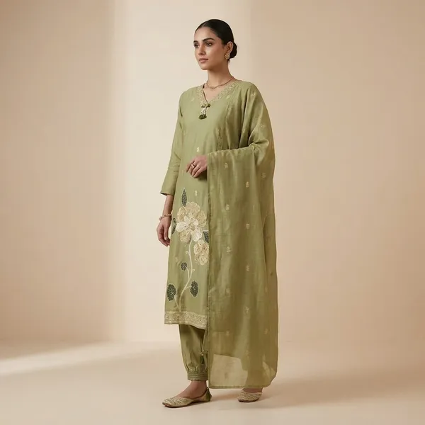 Light_Green_Embroidered_Salwar_Suit_Set_With_Floral_Motif