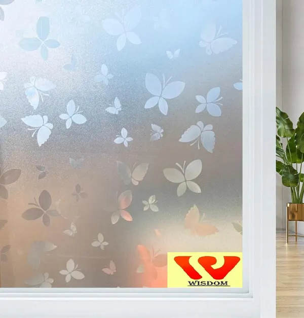 Wisdom_Privacy_Window_Film_Frosted_Glass_Film_Glass_Film_No_Glue_Anti_Uv_Window_Sticker_Non_Adhesive_For_Privacy_Office_Meeting_Room_Bathroom_Living_Room_Butter_Fly_Frosted_12_X_50_Inch