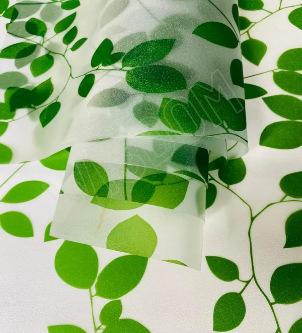 Wisdom_Leaf_Pattern_Frosted_Glass_Film_Static_Cling_Glass_Film_No_Glue_Anti_Uv_Window_Sticker_Non_Adhesive_For_Privacy_19_X_40_Green_Beige