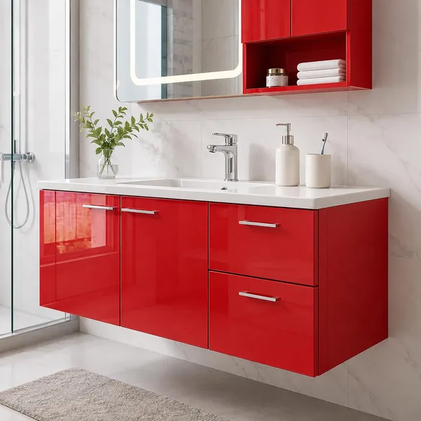 Wisdom_Vinyl_Contact_Paper_Decorative_For_Cabinets_Countertops_Kitchen_Shelves_Liner_Self_Adhesive_Film_Peel_And_Stick_Waterproof_Removable_Wallpaper_2_Feet_By_6_Feet_Red_Glossy