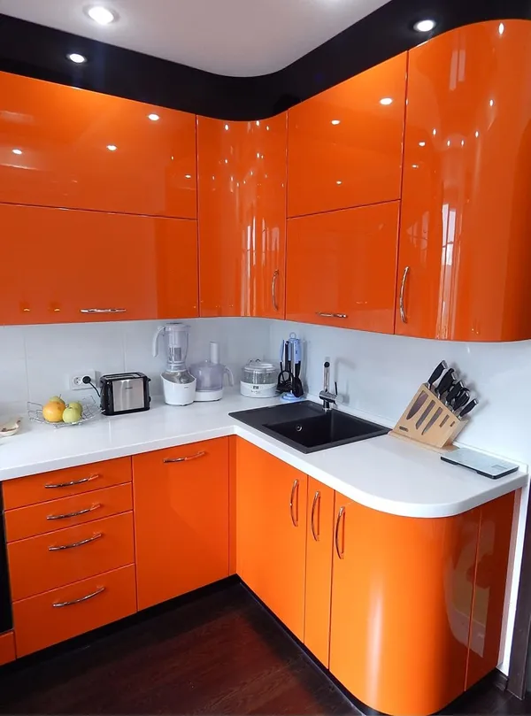 Wisdom_Vinyl_Contact_Paper_Decorative_For_Cabinets_Countertops_Kitchen_Shelves_Liner_Self_Adhesive_Film_Peel_And_Stick_Waterproof_Removable_Wallpaper_2_Feet_By_6_Feet_Orange_Glossy