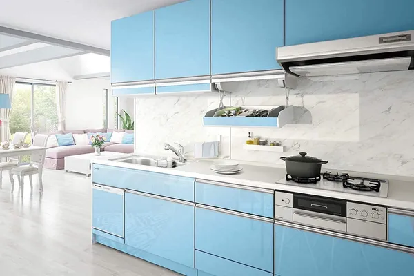 Wisdom_Vinyl_Contact_Paper_Decorative_For_Cabinets_Countertops_Kitchen_Shelves_Liner_Self_Adhesive_Film_Peel_And_Stick_Waterproof_Removable_Wallpaper_2_Feet_By_6_Feet_Sky_Blue_Glossy