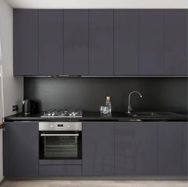 Wisdom_Vinyl_Contact_Paper_Decorative_For_Cabinets_Countertops_Kitchen_Shelves_Liner_Self_Adhesive_Film_Peel_And_Stick_Waterproof_Removable_Wallpaper_2_Feet_By_6_Feet_Dark_Grey_Glossy