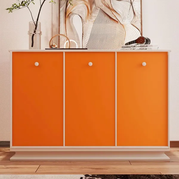 Wisdom_Vinyl_Contact_Paper_Decorative_For_Cabinets_Countertops_Kitchen_Shelves_Liner_Self_Adhesive_Film_Peel_And_Stick_Waterproof_Removable_Wallpaper_2_Feet_By_6_Feet_Orange_Matte
