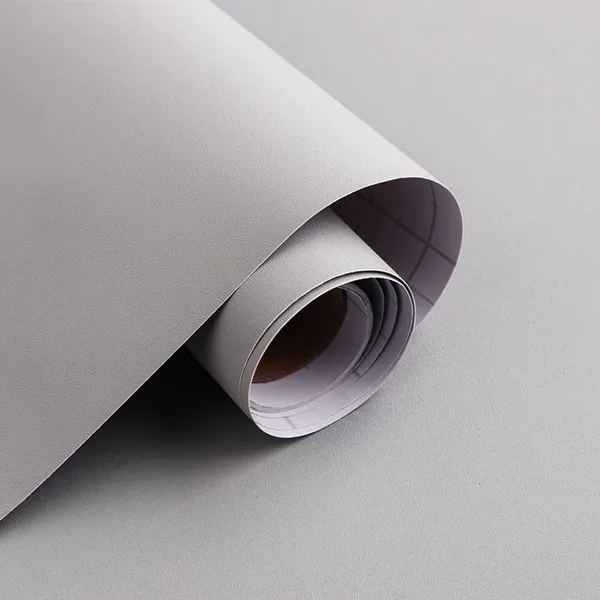 Wisdom_Vinyl_Contact_Paper_Decorative_For_Cabinets_Countertops_Kitchen_Shelves_Liner_Self_Adhesive_Film_Peel_And_Stick_Waterproof_Removable_Wallpaper_2_Feet_By_6_Feet_Matte_Light_Grey