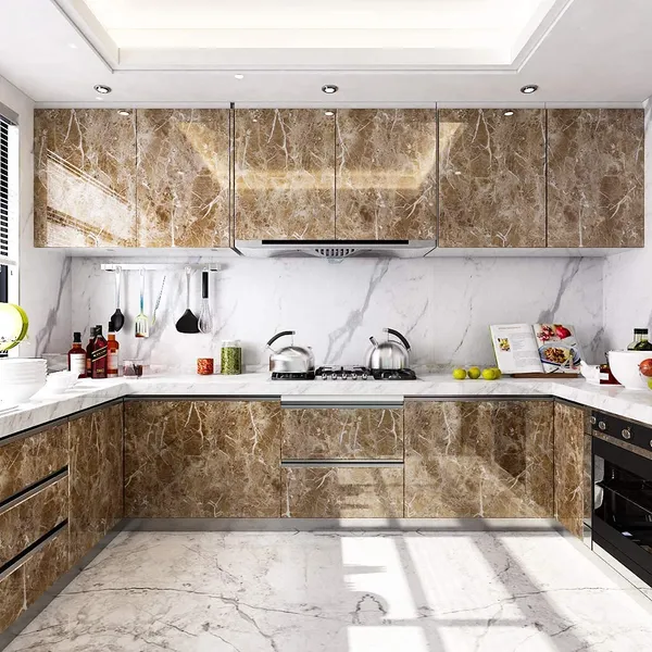 Wisdom_Self-Adhesive_Brown_Marble_Geometric_Print_Wallpaper
