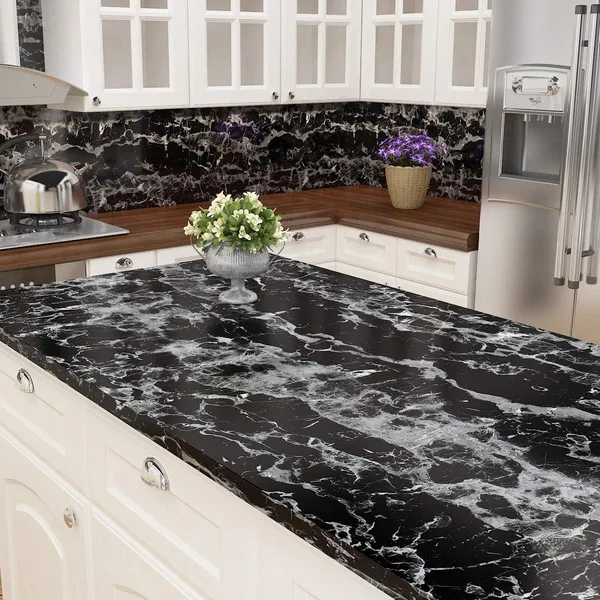 Wisdom_Vinyl_Self_Adhesive_Black_Grey_Geometric_Marble_Wallpaper