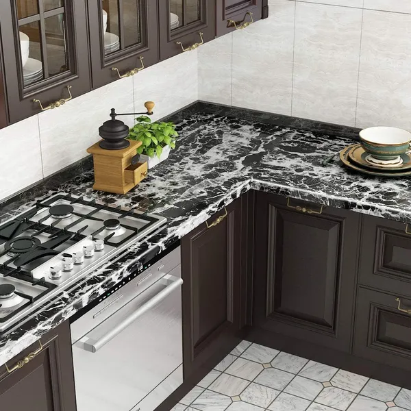 Wisdom_Vinyl_Self_Adhesive_Black_Grey_Geometric_Marble_Wallpaper