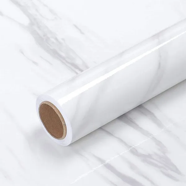 Vinyl_Self-Adhesive_White_Grey_Glossy_Marble_Print_Wallpaper