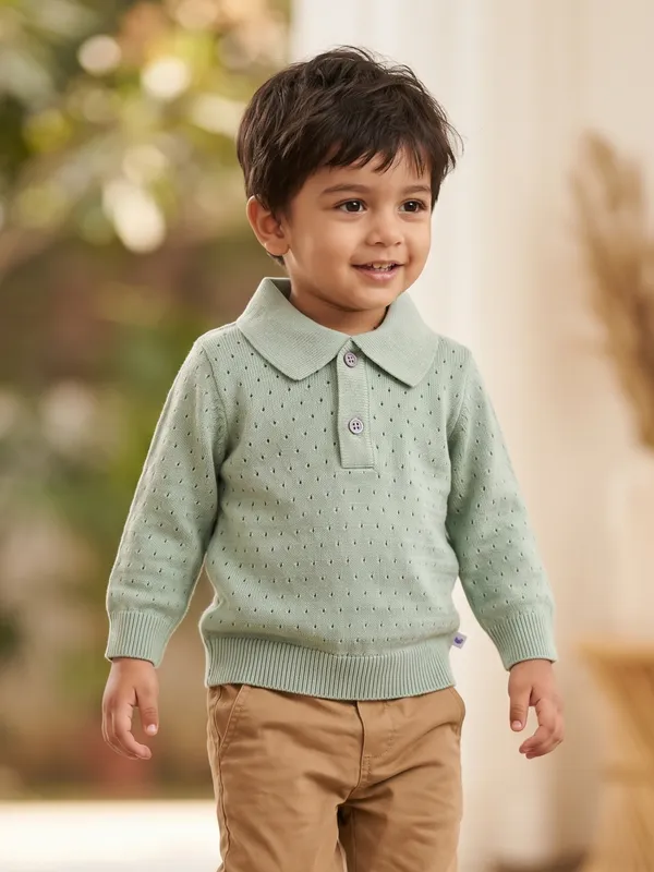 Boys_Organic_Cotton_Full_Sleeve_Polo_Coller_Sweater_With_Front_Placket