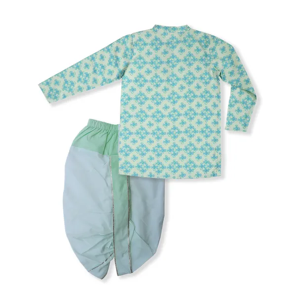 Boys_Organic_Cotton_Printed_Kurta_&_Gradient_Dhoti