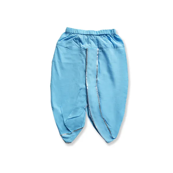 Boys_Organic_Cotton_Printed_Kurta_&_Dhoti_Set_-_Light_Blue