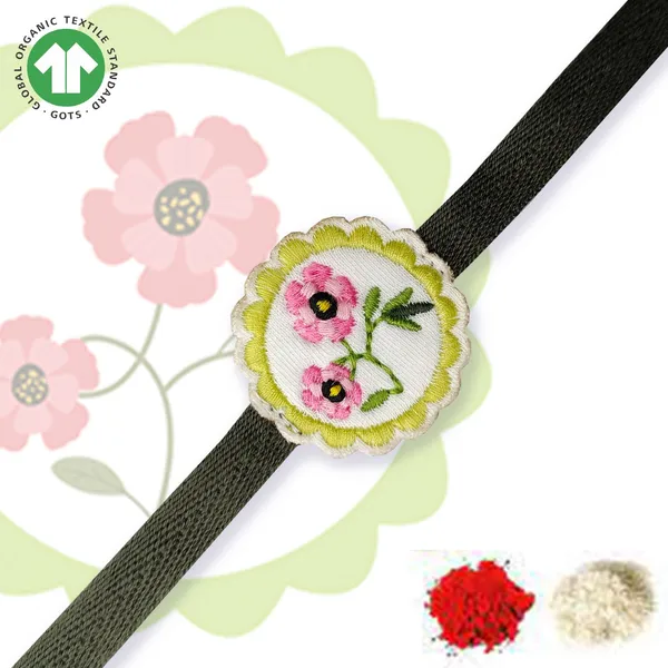 Cotton_Rakhi_Jasmine_flower_with_Rounded_design_for_men_Pack_of_4