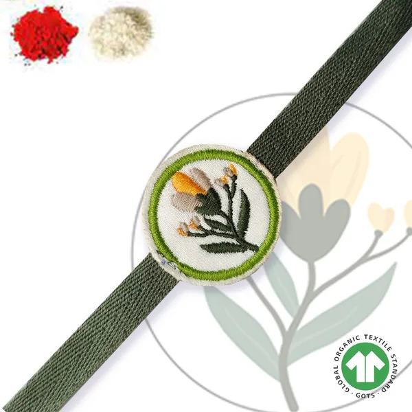 Cotton_Rakhi_Lily_flower_with_Rounded_design_for_men_Pack_of_4
