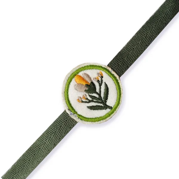 Cotton_Rakhi_Lily_flower_with_Rounded_design_for_men_Pack_of_4