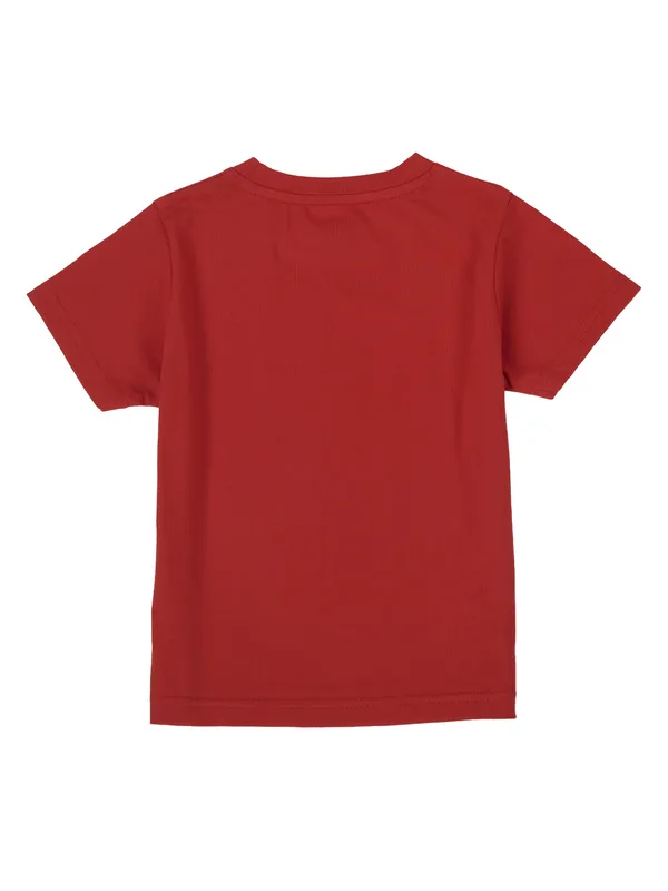 Organic_Cotton_Single_Jersey_Half_Sleeves_Hug_Me_Crab_Print_T_Shirt_Red
