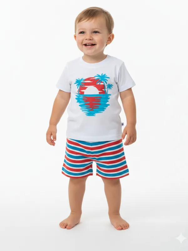 Boys_Organic_Cotton_Half_Sleeve_T_Shirt_And_Shorts_Set_|_Summer_Wear_Co_Ord_Set_For_Kids