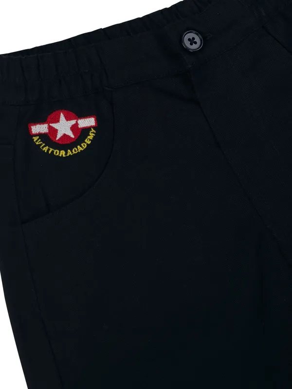 Boys_Black_Organic_Cotton_Breathable_Capri_Shorts,
