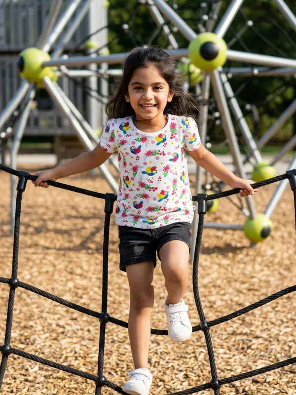 Girls_Organic_Cotton_Single_Jersey_Short_Sleeve_Bird_All_Over_Print_And_Wings_3_D_Applique_Top_White