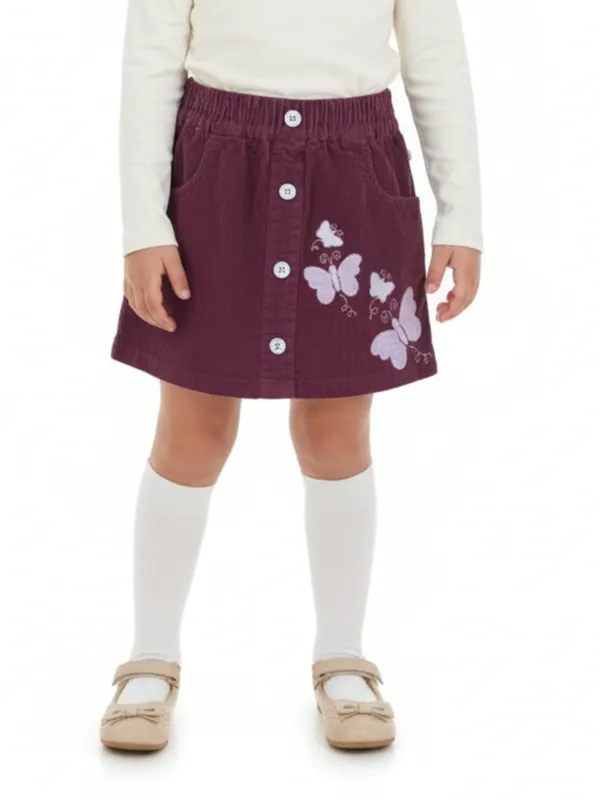 Girls_Corduroy_Skirt_With_Butterfly_Embroidery