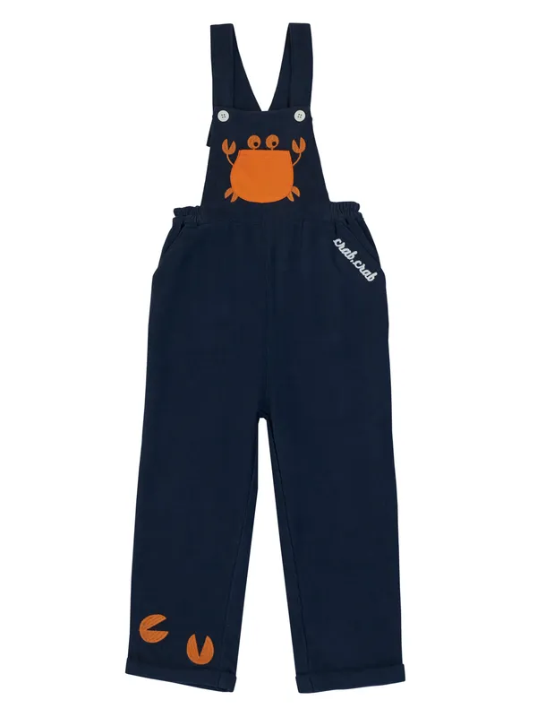 Unisex_Organic_Cotton_Dungarees_Navy_Blue