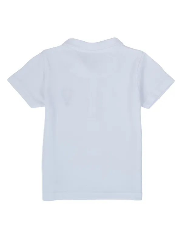 Organic_Cotton_Pique_Half_Sleeves_Embroidered_Balloon_On_Pocket_Polo_T_Shirt_White