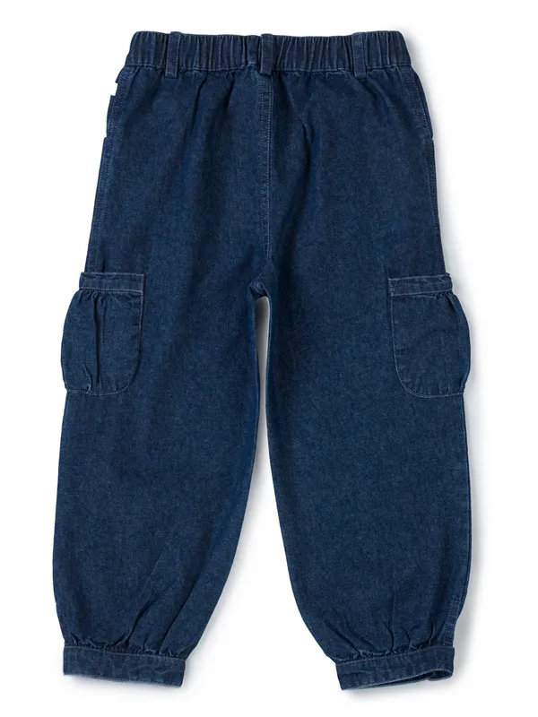 Organic_Cotton_Denim_Cute_Tiger_Applique_Pant_Dark_Blue