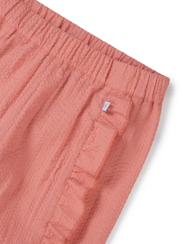 Organic_Cotton_Woven_Solid_Textured_With_Side_Frill_Pant_Peach