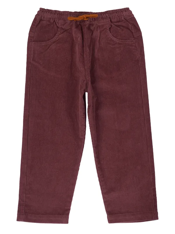 Organic_Cotton_Corduroy_Full_Length_Solid_Pant_Rhubarb_Maroon
