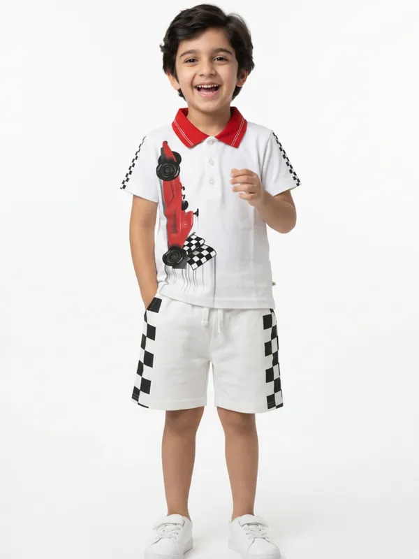 Boys_Organic_Cotton_Pique_Short_Sleeve_Racing_Car_Digital_Print_And_Tipping_Embroidered_Polo_T_Shirt_And_Shorts_Set